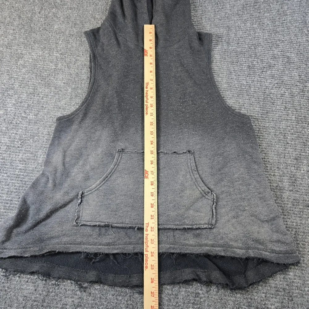Free‎ People Vintage Beach Day Sleeveless Hoodie Size Small
